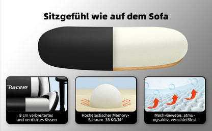 Gaming-Stuhl Ergonomischer Gaming Stuhl mit Gepolstertem Sitz