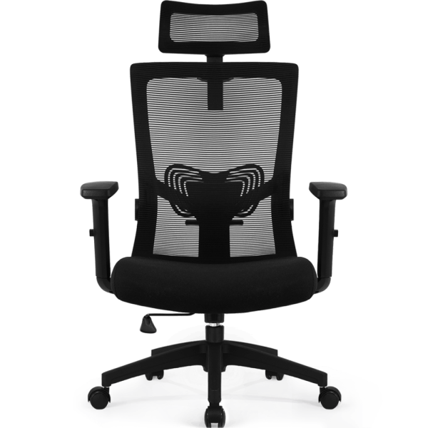 C12 - Bürostuhl Bürostuhl mit Gerauschlose Gummirollen,Ergonomischer Bürostuhl