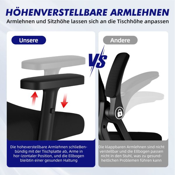 Bürostuhl Bürostuhl, Chefsessel, Ergonomischer Schreibtischstuhl, Computerstuhl – Bild 2