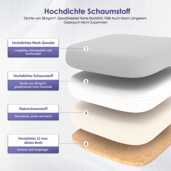 Bürostuhl Bürostuhl,Chefsessel aus Mesh,Ergonomischer Schreibtischstuhl – Bild 4