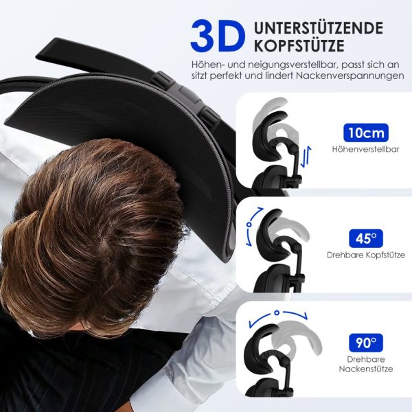RY297 - Bürostuhl Bürostuhl, Chefsessel, ergonomischer Schreibtischstuhl, atmungsaktiv – Bild 3