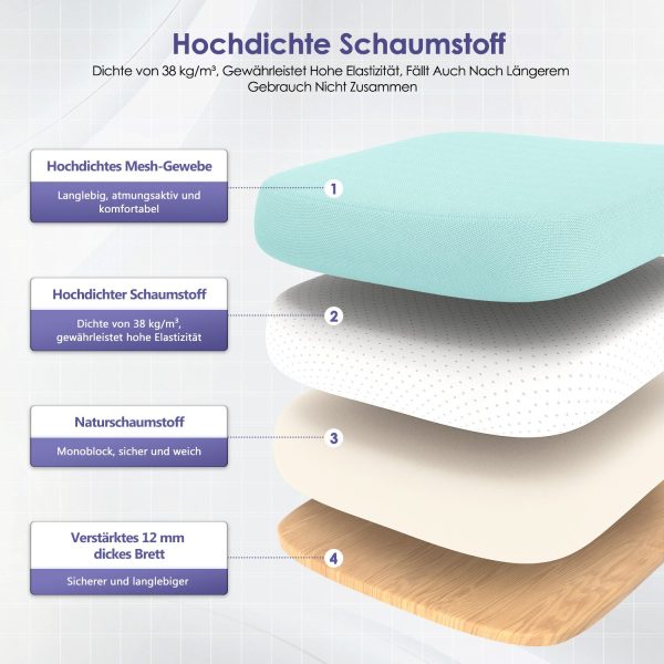 Bürostuhl Bürostuhl,Chefsessel aus Mesh,Ergonomischer Schreibtischstuhl – Bild 3