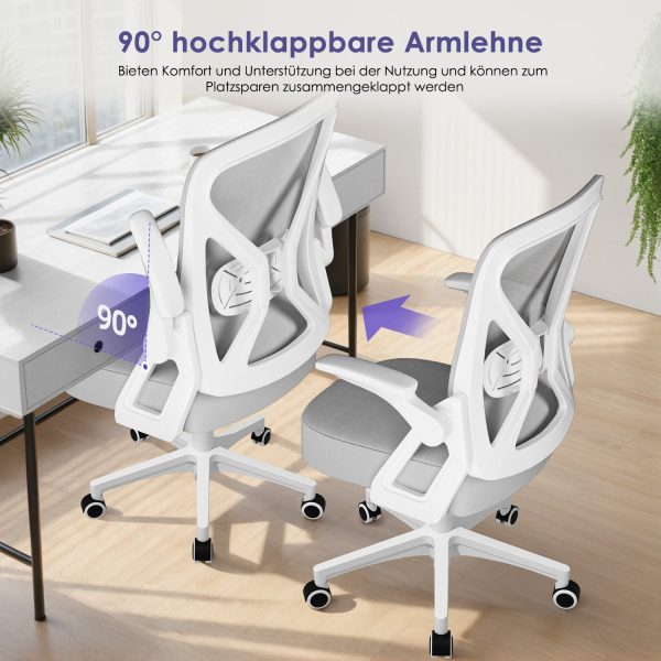 Bürostuhl Bürostuhl,Chefsessel aus Mesh,Ergonomischer Schreibtischstuhl – Bild 2