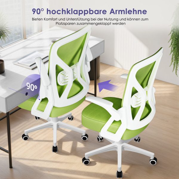 Bürostuhl Bürostuhl,Chefsessel aus Mesh,Ergonomischer Schreibtischstuhl – Bild 2