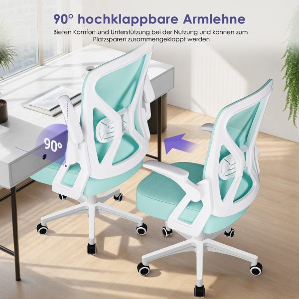 Bürostuhl Bürostuhl,Chefsessel aus Mesh,Ergonomischer Schreibtischstuhl – Bild 2