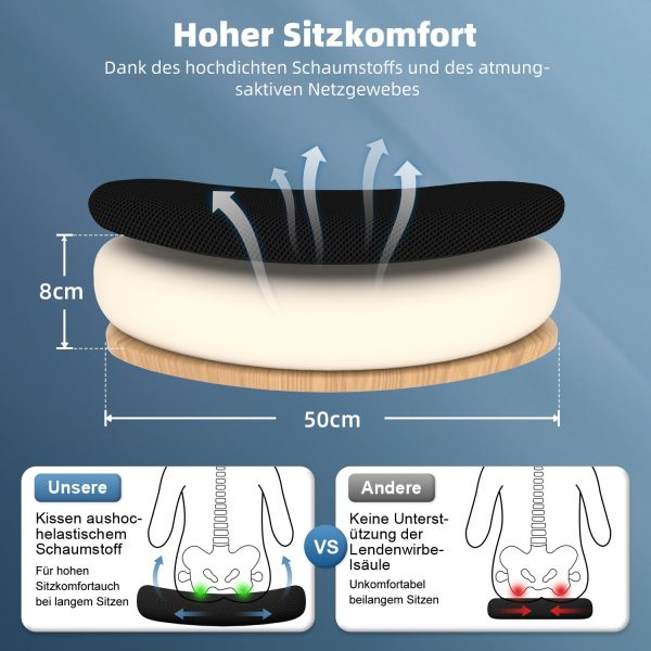 Bürostuhl Bürostuhl, Ergonomischer Schreibtischstuhl, Drehstuhl, Chefsessel – Bild 3