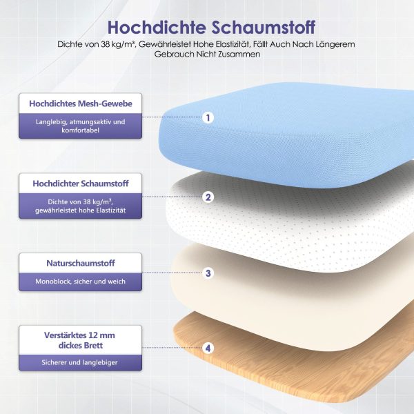 Bürostuhl Bürostuhl,Chefsessel aus Mesh,Ergonomischer Schreibtischstuhl – Bild 4
