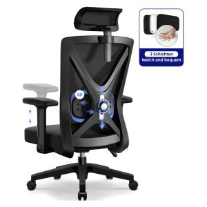 Bürostuhl Bürostuhl, Chefsessel, Ergonomischer Schreibtischstuhl, Computerstuhl