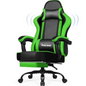 Gaming-Stuhl Gaming Stuhl mit Verstellbarer Rückenlehne und Fußstütze
